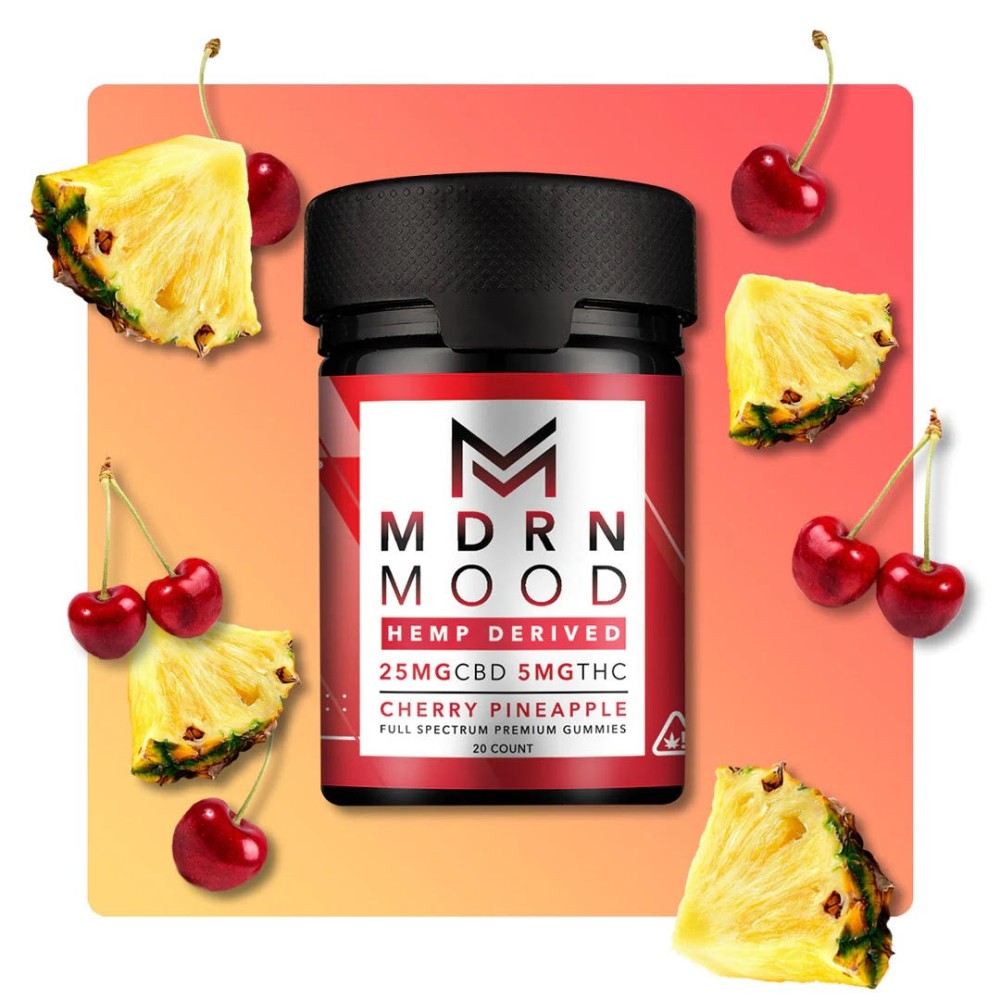 MDRN MOOD-Boite de 20 gummies 25Mg CBD/ 5Mg THC