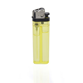 Briquet transparent coloré